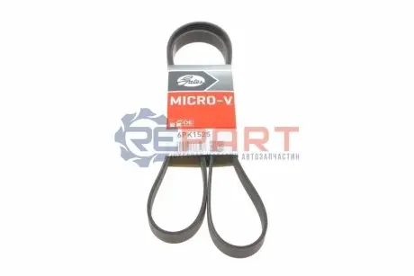 Ремінь генератора Fiat Doblo/Opel Combo 1.3D 10- Gates 6PK1525 Купити в Україні