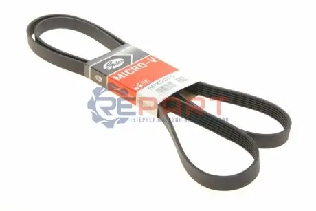 Ремінь генератора MB Sprinter 2.9TDI (-AC)/MB Vito (W638) 96- Gates 6PK2075 Купити в Україні