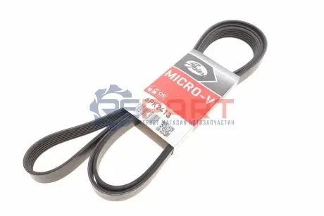 Ремінь генератора Audi A4/A5/A6 3.0 TDI/3.2 FSI 05-/MB E-class (W124/S124) 2.8-3.0T 93-96 M104/M103 Gates 6PK2413 Купити в Україні