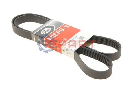 Ремінь генератора Renault Kangoo/Megane III/Scenic III 1.2TCe 12- Gates 7PK1570 Купити в Україні