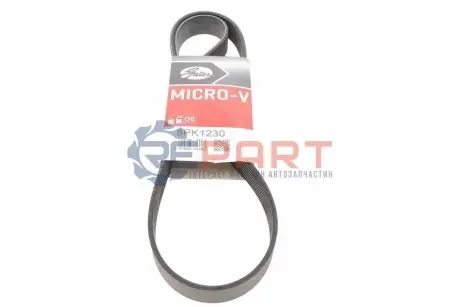 Поліклиновий ремінь MAZDA MPV II RF5C 07.02-02.06 Gates 8PK1230 Купити в Україні