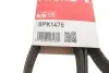 Фото Ремінь генератора BMW 5 (F10/F07/F11)/7 (F01-F04)/X5 (F70/F15/F85) 3.0 08-16 N55 Gates (8PK1475) зображення 5