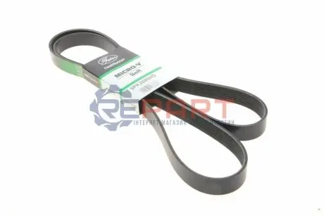 Фото 1 — Ремінь генератора MB Vario 4.2/4.3 OM904 96-13 Gates (8PK2080HD) Фото Ремінь генератора MB Vario 4.2/4.3 OM904 96-13 Gates (8PK2080HD) зображення 1