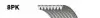 Фото Ремень поликлиновый /2338 Gates (8PK2335) изображение 2