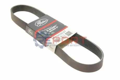 Поліклиновий ремінь (8PK942) BMW 3 (F30, F80), 5 (F10), 7 (F01, F02, F03, F04) 3.0H 12.11-10.16 Gates 8PK942EST Купити в Україні