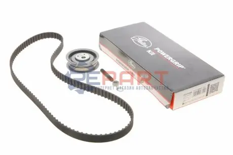Комплект ГРМ (ремінь + ролик) SEAT ALHAMBRA, CORDOBA, IBIZA II, TOLEDO I VW CORRADO, GOLF III, GOLF IV, PASSAT B3/B4, SHARAN, TRANSPORTER T4, VENTO 2.0 09.89-03.10 Gates K015308 Купити в Україні