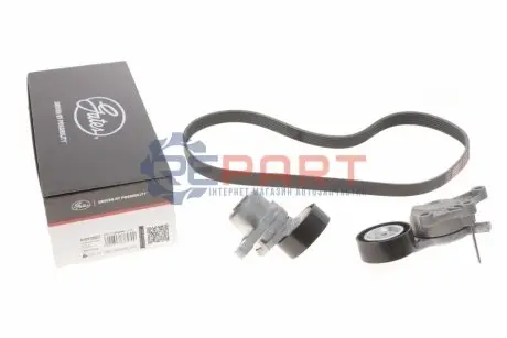 Фото Комплект ременя генератора Citroen C3/C4/Peugeot 2008/208 1.4/1.6D 09- (6PK1020) Gates (K016PK1020EST) зображення 1