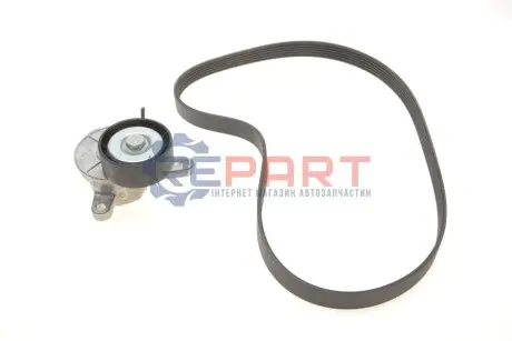 Комплект ременя генератора VW Caddy IV 2.0 TDI 15- (6PK1025) Gates K016PK1025 Купити в Україні