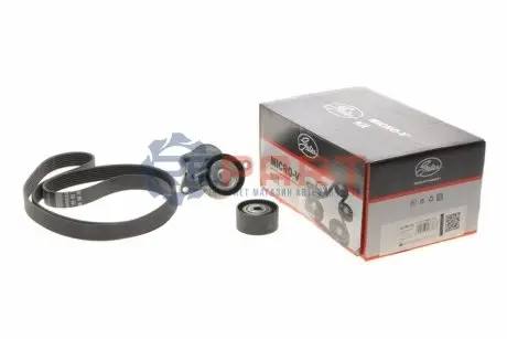 Комплект ременя генератора Renault Megane II/III 2.0 dCi 05- (7PK1705) Gates K017PK1705 Купити в Україні