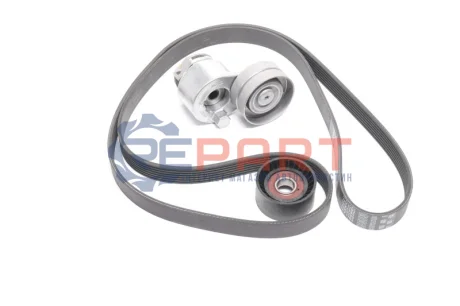 Комплект поликлинових ременів (з роликами) NISSAN PRIMERA RENAULT DUSTER, KAPTUR, LAGUNA, LAGUNA II, LAGUNA III, VEL SATIS 1.9D/2.0 03.01 Gates K017PK1793
