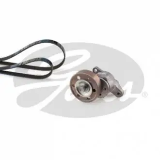 Комплект поликлинових ременів (з роликами) TOYOTA AVENSIS, COROLLA VERSO 2.0D 04.03-03.09 Gates K025PK885