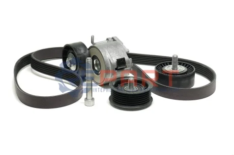 Комплект поликлинових ременів (з роликами) OPEL ASTRA H, ASTRA H GTC, ZAFIRA B 1.9D 04.04-04.15 Gates K026PK1368 Купити в Україні