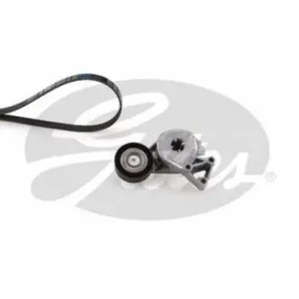 Комплект поликлинових ременів (з роликами) SEAT CORDOBA, IBIZA III, IBIZA IV SKODA FABIA I VW POLO IV 1.8/2.0 12.99-05.15 Gates K046PK1033 Купити в Україні
