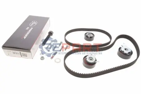 Комплект ГРМ LT/T4 2.5TDI 96- (2 ремня + 3 ролика)(55-80 kW)(замена K015323XS) Gates K075323XS