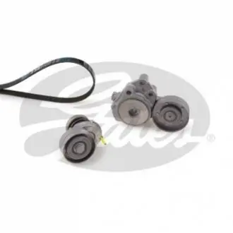 Комплект поліклинового ременя (із натягувачем) AUDI A1 SEAT ALHAMBRA, IBIZA IV, IBIZA IV SC, IBIZA IV ST SKODA FABIA II VW BEETLE, CC B7, EOS, GOLF PLUS V, GOLF V, GOLF VI 1.4-1.4H 11.05-07.18 Gates K096PK1700 Купити в Україні