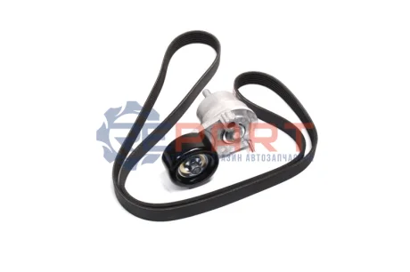Комплект поликлинових ременів (з роликами) CHEVROLET AVEO, CRUZE, ORLANDO OPEL ASTRA J, ASTRA J GTC, INSIGNIA A SAAB 9-5 1.6/1.8/1.8LPG 07.08 Gates K276PK1555