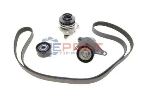 Фото Комплект ременя генератора Opel Vivaro 2.0CDTI 06-/Renault Master 2.3dCi 10- (7PK1973) Gates (KP17PK1973) зображення 1