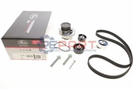 Комплект ГРМ (ремінь + ролик + водяний насос) CHEVROLET ASTRA, VIVA OPEL ASTRA G, ASTRA H, ASTRA H GTC, CORSA C, MERIVA A, SIGNUM, TIGRA, VECTRA B, VECTRA C, VECTRA C GTS 1.6/1.8 10.95-02.15 Gates KP25499XS2 Купити в Україні