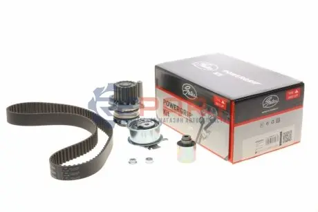 Фото 1 — Комплект ГРМ + помпа VW Audi A3/A4/A6/Skoda Octavia/Golf IV/Passa/Seat Leon 1.9TDI 95- (30x120z) Gates (KP55569XS4) Фото Комплект ГРМ + помпа VW Audi A3/A4/A6/Skoda Octavia/Golf IV/Passa/Seat Leon 1.9TDI 95- (30x120z) Gates (KP55569XS4) зображення 1