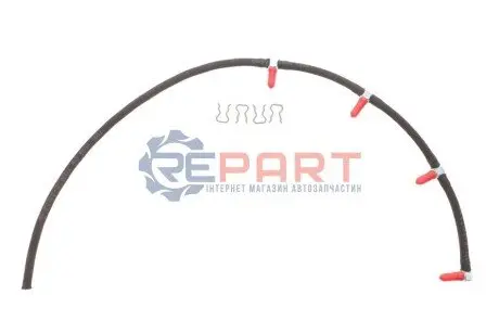 Штуцер шланга зливу Г-подібний (пласт.) (Siemens) (із захистом) Gates MFL1128 Купити в Україні