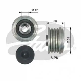Механізм вільного ходу генератора Gates OAP7177 Купити в Україні