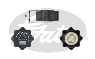 Кришка бачка розширювального Citroen Jumpy/Fiat Scudo/Peugeot Expert 1.9/2.0 JTD 98-06 Gates RC218 Купити в Україні