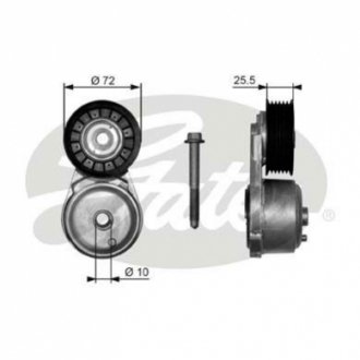 Ролик натяжний Gates T38103 (фото 1)