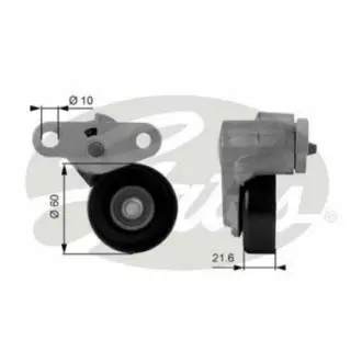 Натягувач поліклинового ременя CADILLAC ESCALADE CHEVROLET AVALANCHE, AVALANCHE 1500, EXPRESS, EXPRESS 1500, EXPRESS 2500, EXPRESS 3500, SILVERADO 1500, SILVERADO 2500, SSR 4.8-6.2LPG 10.98 Gates T38159