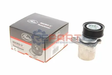 Натягувач поліклинового ременя VOLVO S80 II, V70 III FORD GALAXY II, GALAXY MK II, MONDEO III, MONDEO IV, S-MAX, TRANSIT 1.6-2.3LPG 10.00-06.15 Gates T38204 Купити в Україні