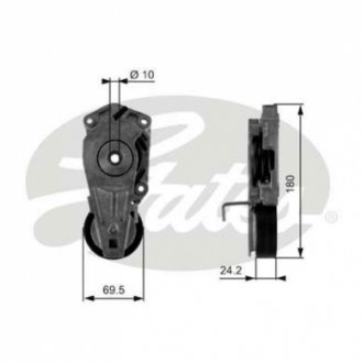 Ролик ременя приводного Gates T38405