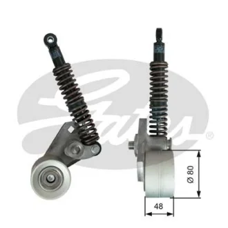 Натягувач поліклинового ременя MERCEDES ACTROS, ACTROS MP2 / MP3, AXOR, AXOR 2 OM457.910-OM542.942 04.96- Gates T38698
