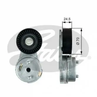Натягувач поліклинового ременя CHRYSLER SEBRING, VOYAGER IV DODGE CARAVAN, STRATUS, STRATUS II GAZ VOLGA, VOLGA SIBER 2.4 02.93-12.10 Gates T39072 Купити в Україні