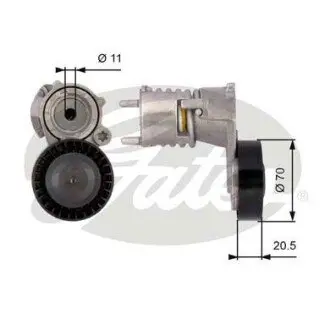 Натягувач поліклинового ременя VOLVO C30, C70 II, S40 II, V40, V50 FORD FOCUS II, KUGA I 2.0-2.5 01.04-12.16 Gates T39117 Купити в Україні