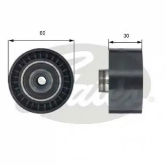 Відвідний/напрямний ролик, зубчастий ремінь Gates T42191 Купити в Україні