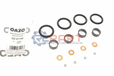 Ремкомплект форсунки Citroen C1/C2/C3/Peugeot 107 1.4 HDi 03 GAZO GZ-A1149