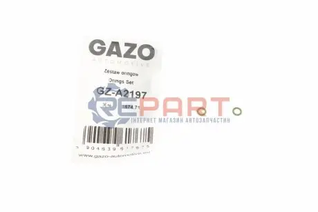 Прокладка форсунки Ford Fiesta/Citroen C3/Peugeot 206 1.4 HDi 02- (к-кт 4шт) GAZO GZ-A2197 Купити в Україні