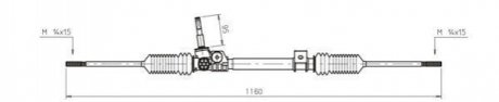 Рулевой механизм GENERAL RICAMBI RE4048 (фото 1)