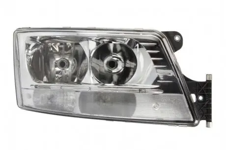 Фара Прав (H21W/H7/LED/PY21W, ручн, без мотора, включає денні ходові вогні, колір відбивача: хром) MAN TGS I, TGX I 06.06 GIANT 131MA50311MR