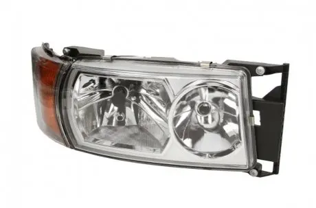 Фара Прав (4*LED/D1R/H7/P21W/T4W, ручн, без мотора, з поворотником, колір відбивача: хром) SCANIA G I, P I, R I, T 01.03-05.19 GIANT 131SC01310AR
