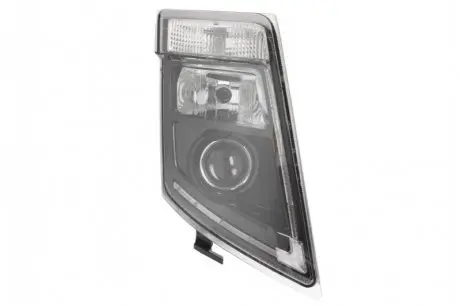 Фара Прав (2*LED/H7/PY21W, ручн, без мотора, чорний корпус, колір відбивача: чорн) VOLVO FH, FH16, FM, FM II 09.05 GIANT 131VT16311UR