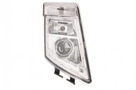 Фара Прав (2*LED/D2S/H7/PY21W, ручн, без мотора, колір відбивача: хром) VOLVO FH, FH16, FM, FM II 09.05 GIANT 131VT16312UR