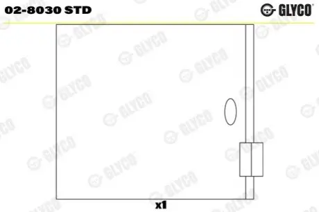 Автозапчасть Glyco 028030STD
