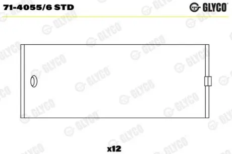 Вкладиш Glyco 7140556STD