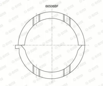 Подшипник скольжения Glyco A208/2 STD