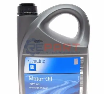 Олива 10W40 Semi Synthetic (4L) 1942045 GM 93165215 Купити в Україні