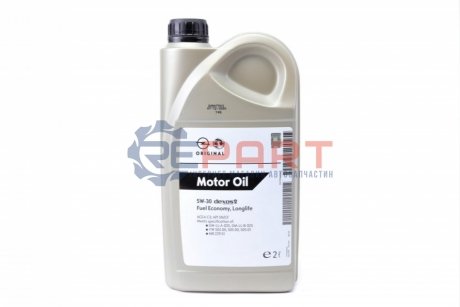 Масло моторное Dexos2 Longlife SAE 5W30 (2 Liter) GM 93165555 (фото 1)