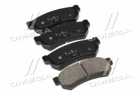 Колодки гальмівні (задні) Chevrolet Lacetti/Nubira 1.4-2.0 03-13 GM 96800089 Купити в Україні