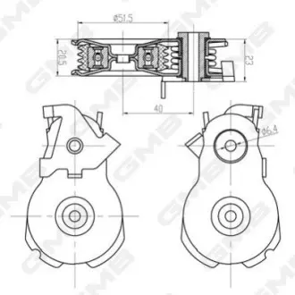FORD Ролик натяжной Mondeo 2.5 94 - GMB GAT31570 Купить в Украине