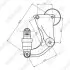 Фото HONDA Ролик з натяжним механізмом CIVIC 1.6-2.0 11 GMB (GHAT-207) зображення 4
