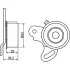 MITSUBISHI Натяжитель ремня Colt,Lancer 1.3/1.5 88 GMB (GT80090) зображення 4
